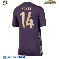 Maglie da calcio Inghilterra Ezri Konsa #14 Seconda Maglia Femminile Europei 2024 Manica Corta
